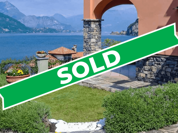 VILLA BIFAMILIARE CON GIARDINO VISTA LAGO A MANDELLO SOLD
