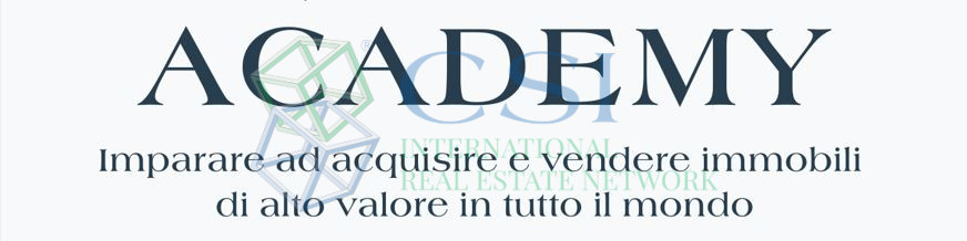 Academy - Imparare ad acquisire e vendere immobili di alto valore in tutto il mondo